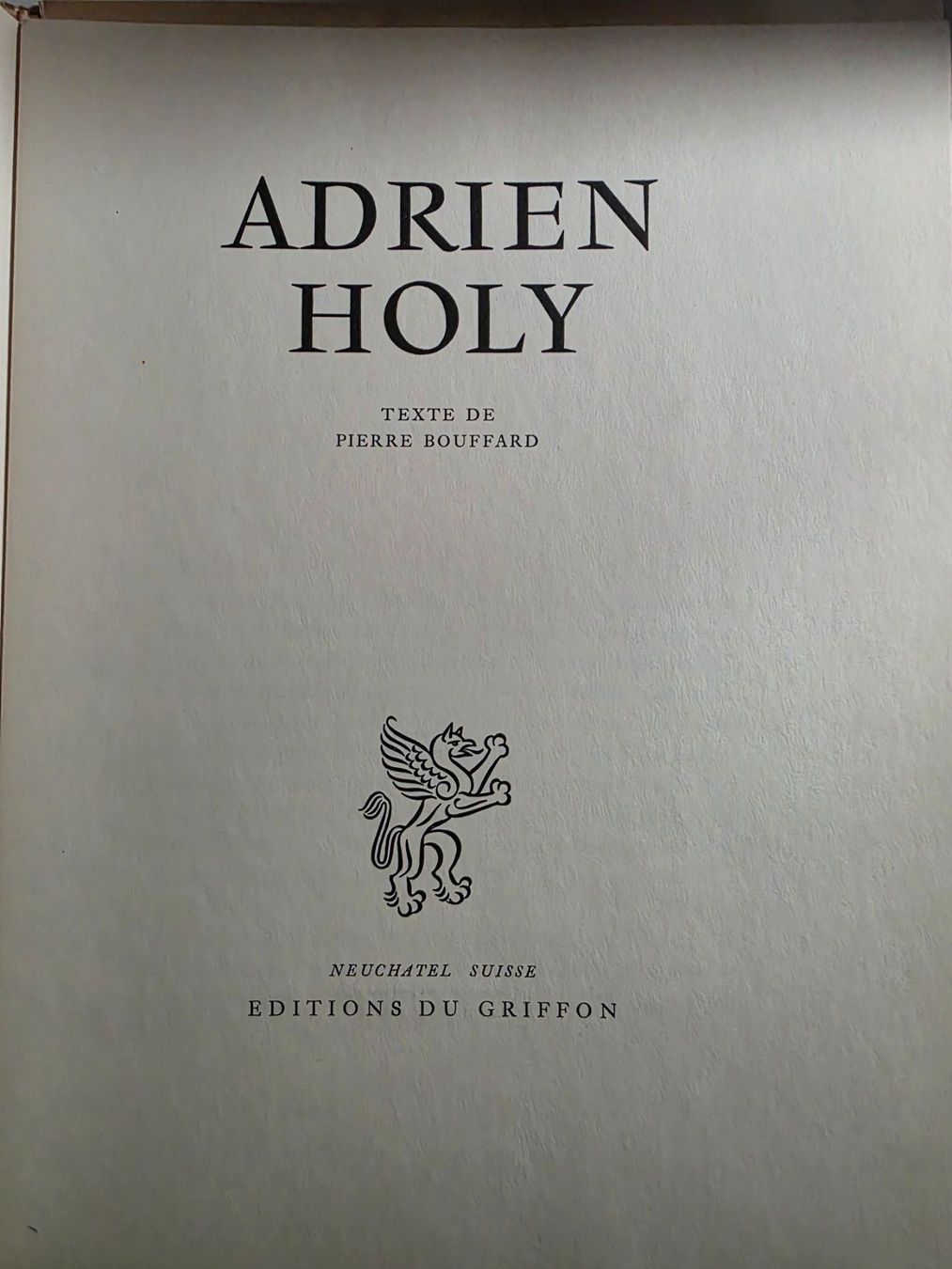 Bücher: Adrien Holy - Kunstmappe Nr. 229  - 1952 – Gebraucht aus Walterswil BE von Lonitti 2