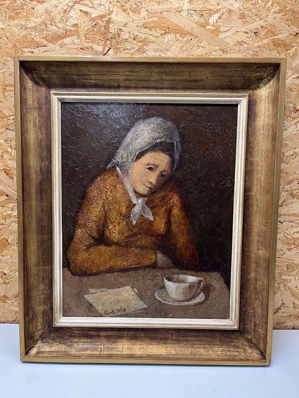 Dipinti: Gemälde von Roberto Bort 1978        (ID M314) – Usato da Gelterfingen venduto da art-and-more