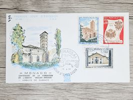 CL05 Enveloppe + Timbre Monaco 1968