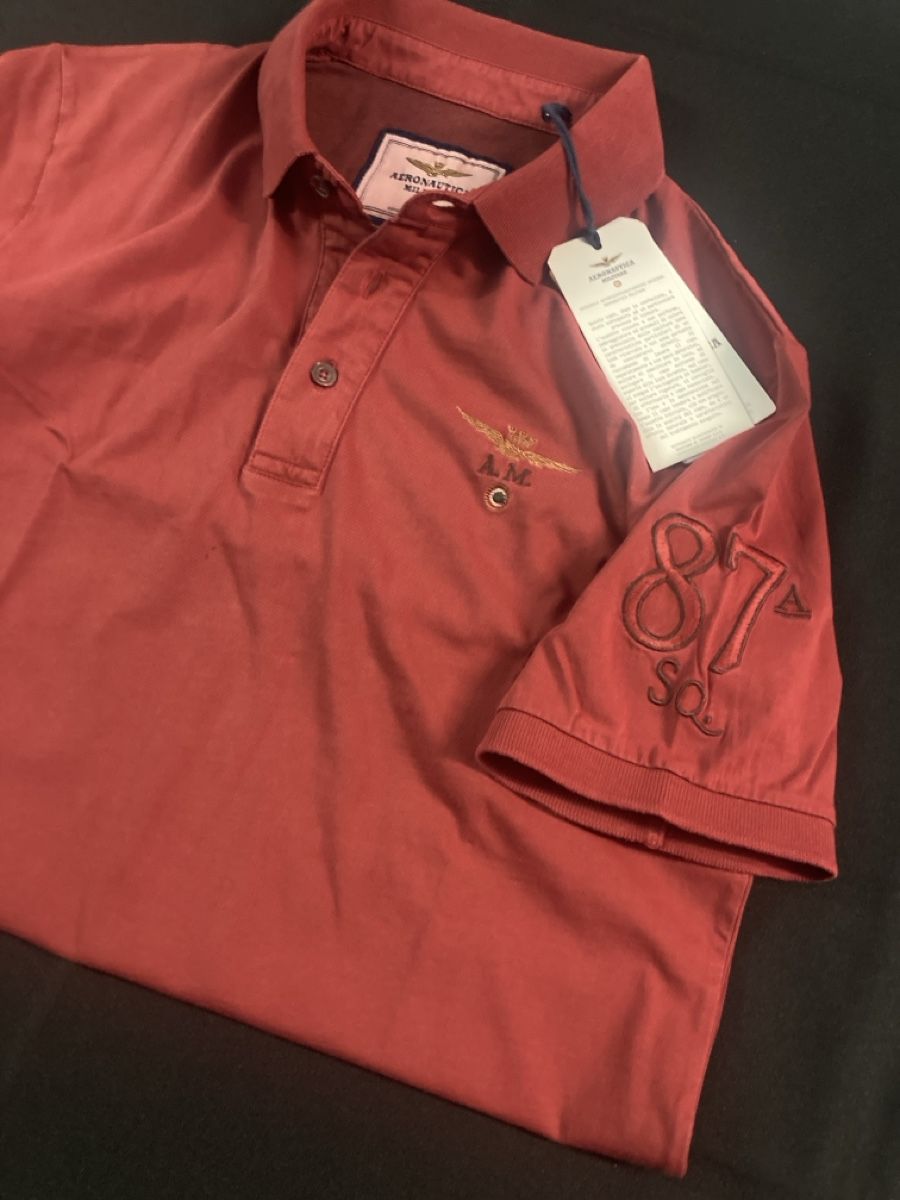 Aeronautica Militare Magliette Polo: Aeronautica militare polo – Nuovo e nell'imballaggio originale da Märstetten venduto da Shirt74 2