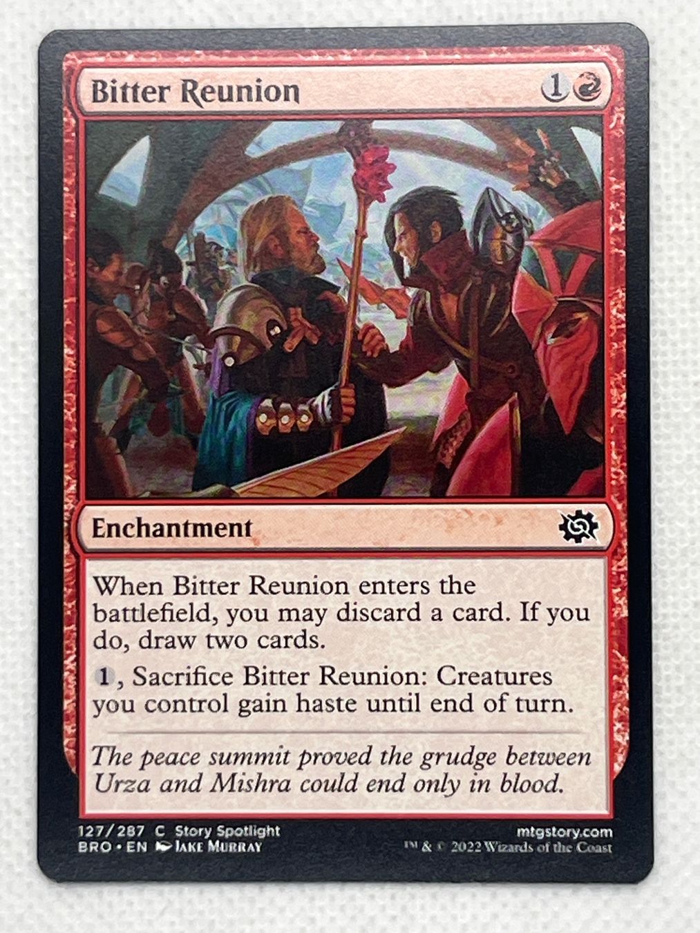 Magic The Gathering Cartes à collectionner: MTG Bitter Reunion BRO 127 Englisch Common – D'occasion à Hinterkappelen par Kim1992