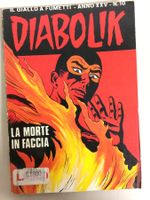 DIABOLIK LA MORTE IN FACCIA inedito N° 10 ANNO 1986 XXV