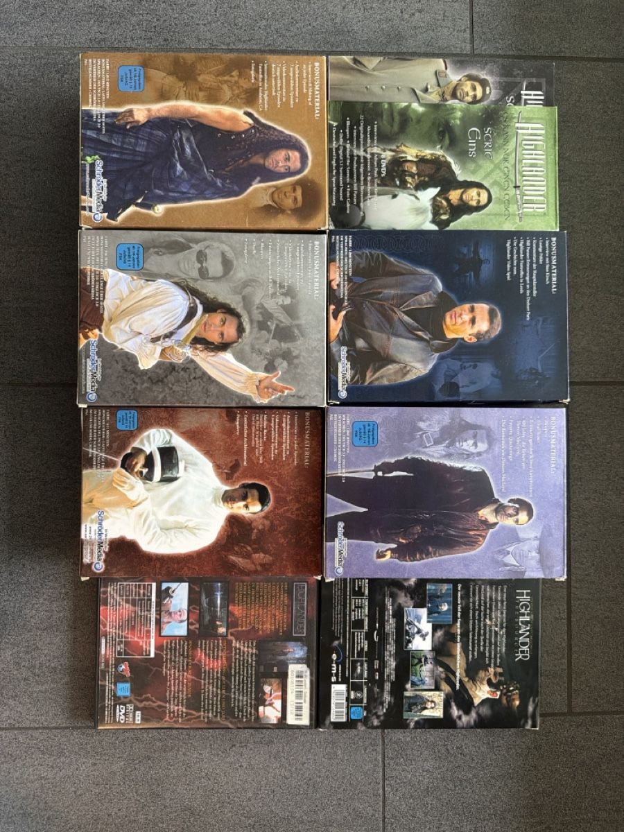 Tutti i DVDs: Highlander Komplette Serie + 2 Filme DVD – Usato da Hagendorn venduto da masterchieff 1