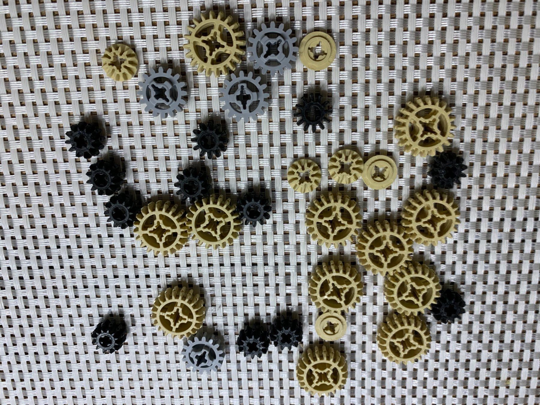 Lego Giocattoli: Lego Technik diverse Zahnräder Zahnrad 9398 – Usato da Buochs venduto da Techtelmechtel
