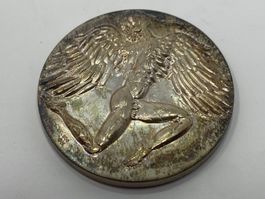 Hans Erni Medaille 1972 Verkehrshaus Silber 900 Münze