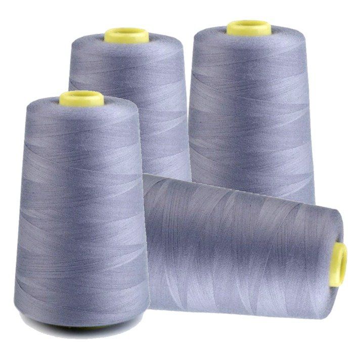 Kordeln & Faden: Overlockgarn, 5000m, Polyester - grau A729 – Neu (gemäss Beschreibung) aus Leimbach TG von ziernaht