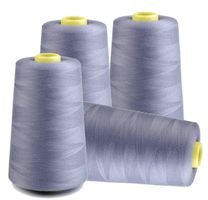 Overlockgarn, 5000m, Polyester - grau A729