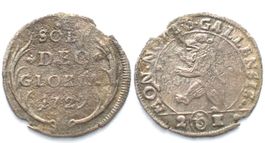 ST. GALLEN Stadt Halbbatzen 1727 ss-vz