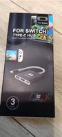 Nintendo Switch Type-C Hub - 3 Ports - Neu & OVP!