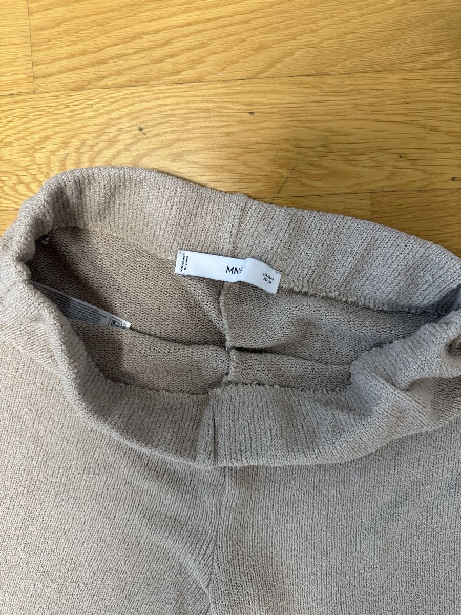 Mango Pantaloni: Strandhose Knit Beige S Nude Strick Mango – Nuovo (secondo la descrizione) da Zug venduto da MC2CC 1