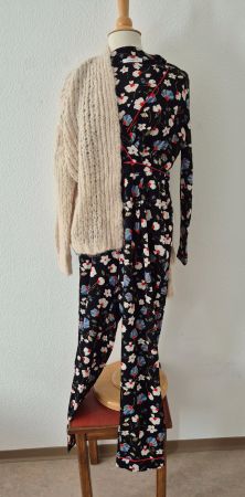 OVERALL JUMPSUIT GLAMOROUS S 36 HOSE ANZUG , TOP ZU JACKE