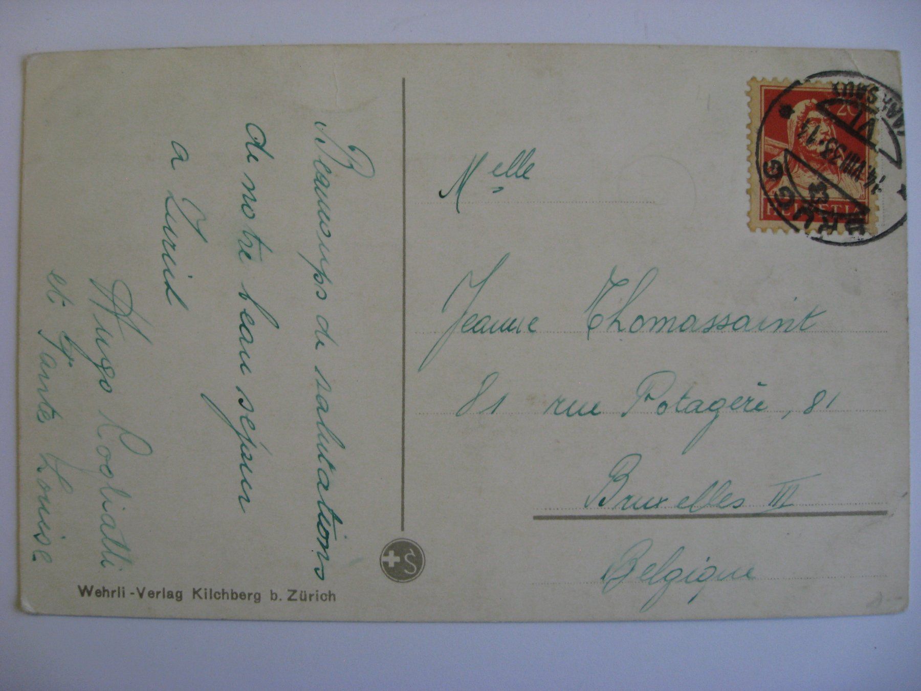 Cartoline postali: AK  Zürich - Bahnhofstrasse – Usato da Gundetswil venduto da Egro100 1