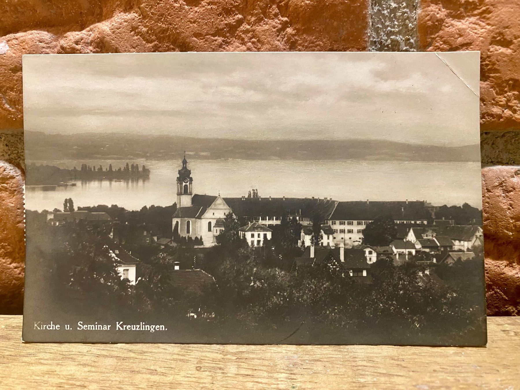 Cartoline postali: 1963 - KREUZLINGEN - Kirche & Seminar - Bodensee – Usato da Root venduto da ENGLAND-TREASURES