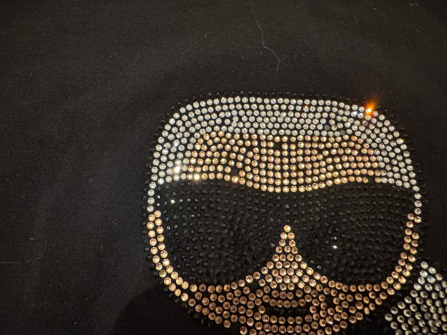 Karl Lagerfeld Camicette, T-shirt & Top: Karl lagerfeld Glitzershirt, 5J 110 – Usato da Klingnau venduto da Markus14 2