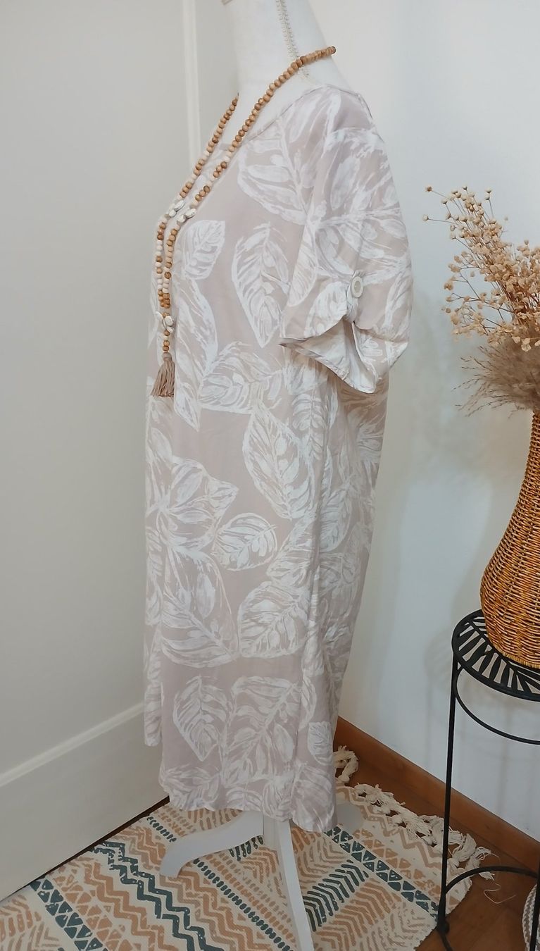 Vestiti: Leinenkleid, Gr. ca. L-XL, NEU – Nuovo e nell'imballaggio originale da Luzern venduto da Tavolna 1