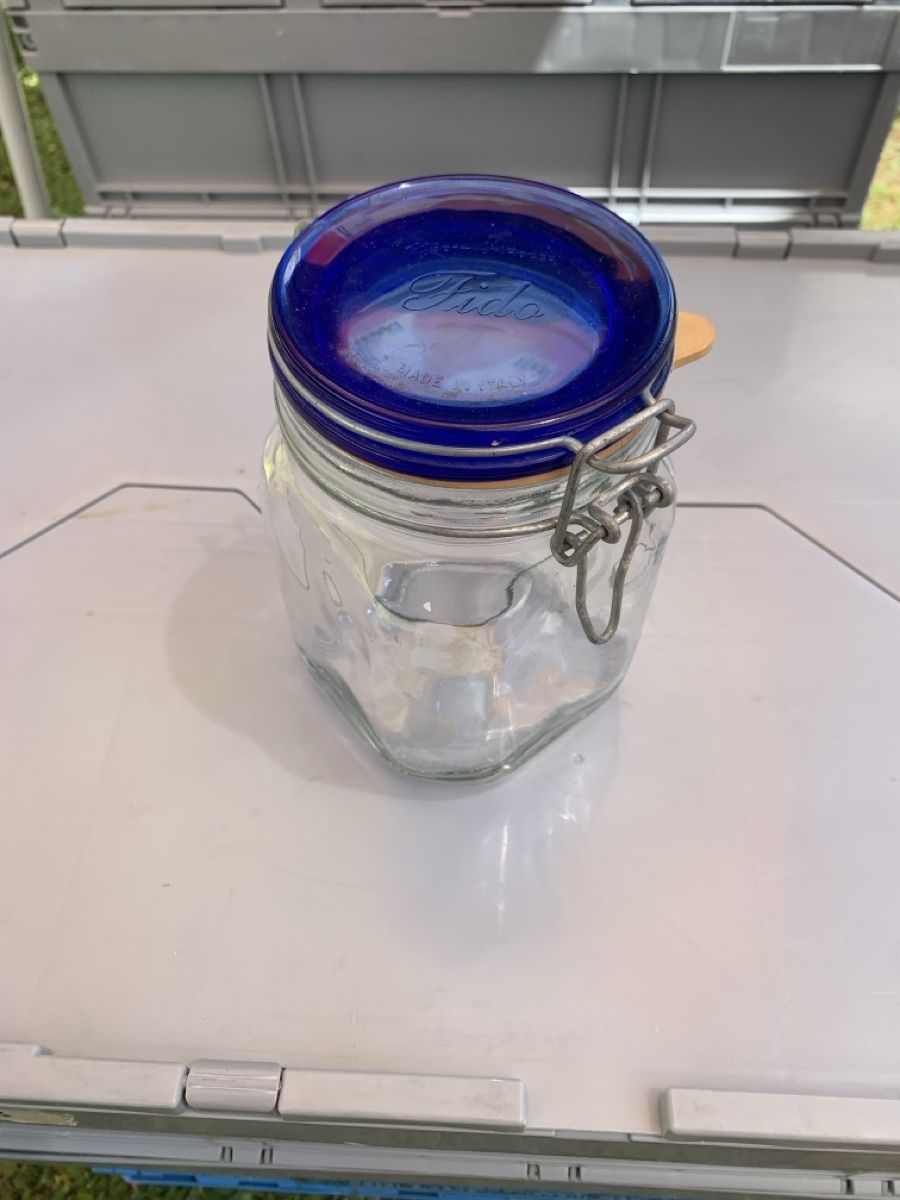 Contenitori & Simili: 2x Fido Vorratsglässer mit blauem Deckel – Usato da Laufen venduto da Nivo33 1