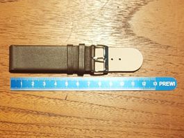 22mm Bracelet de montre en cuir