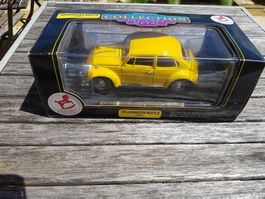 VW Käfer 1967 Modellauto gelb in Originalverpackung