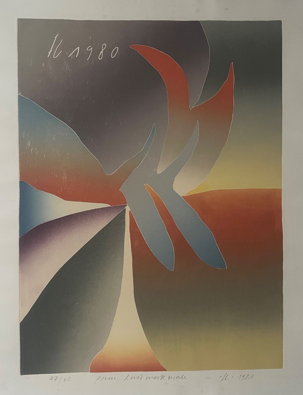 Grafica & Litografie: Franz Eggenschwiler, handsigniert, nummeriert – Usato da Rain venduto da Pic-Ass 1