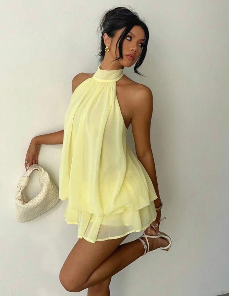 Vestiti: Gelbes Sommerkleid – Nuovo (secondo la descrizione) da Dietikon venduto da me9_mh2j 1