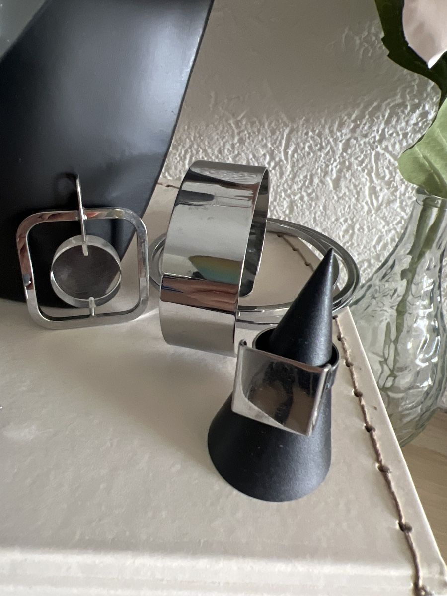 Sonstiger Schmuck: Edelstahl Schmuckset, 8-teilig – Gebraucht aus Seon von Sunny-Schmuck78 2