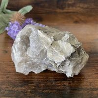 ✲ Zinnwaldit in Quarz Rohstein ✲ 362g / 93mm Lithiumeisen