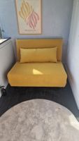 1.5er Sofa / Daybed senfgelb Stoff