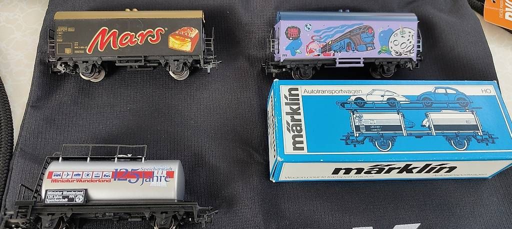 Märklin Modellini di ferrovie: 6 Stück Märklin HO Güterwagen – Usato da Schlieren venduto da tsc_9xxj 2