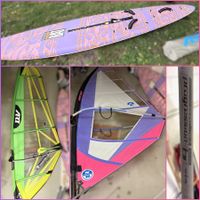 Fanatic Bat 160L Windsurfboard + Segel (4.8, 6.0) Komplett