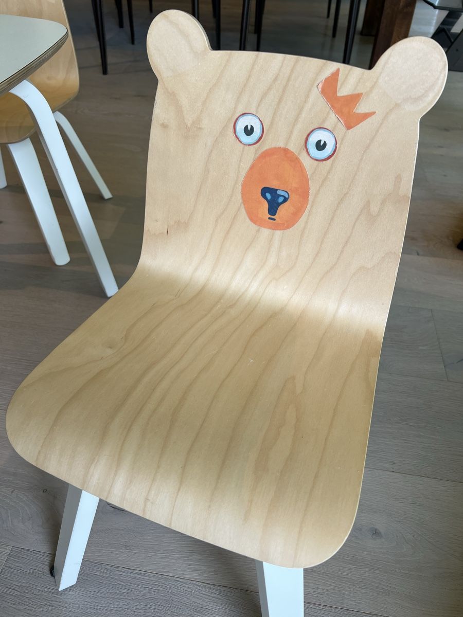 Tavoli: Kindertisch mit 4 Stühlen Holz weiss gebraucht – Usato da Herrliberg venduto da ck_zuri 2