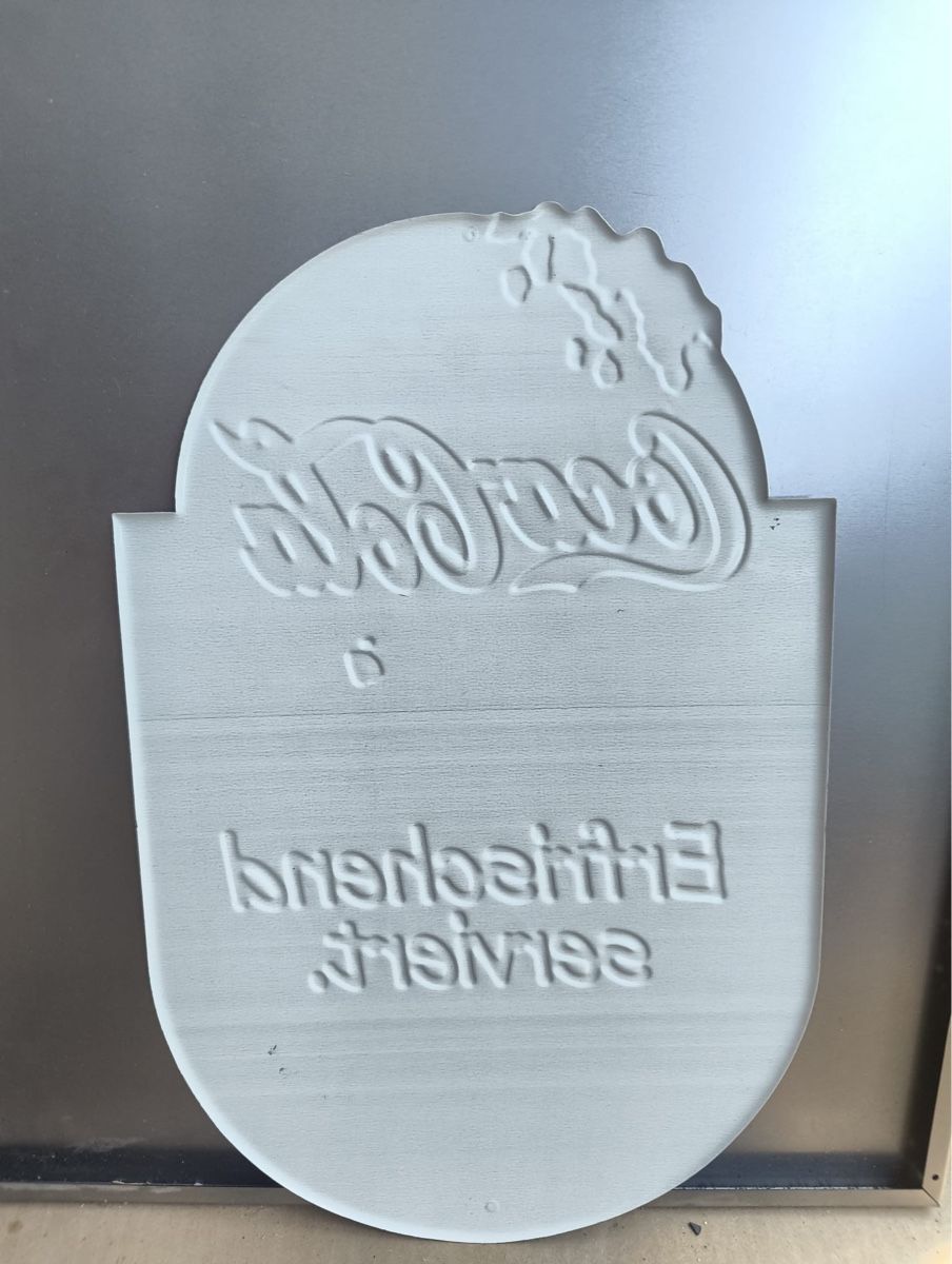 Coca-Cola Insegne: Coca-Cola Schild Erfrischend serviert Metall Blechschild NEU – Nuovo e nell'imballaggio originale da Zürich venduto da Nobs1 1