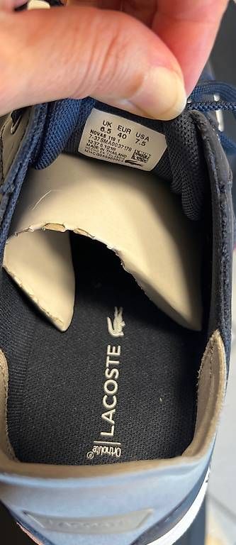 Scarpe da uomo: LACOSTE Sneakers dunkelblau Gr. 6.5/40 – Usato da Basel venduto da Findus78 3