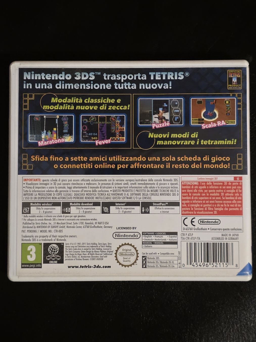 Giochi: TETRIS | NINTENDO 3DS – Usato da Bellinzona venduto da egemon 1