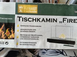 Tischkamin Kynast Exclusiv Fire Glas Keramik neu