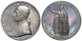 Rom, Pius XII., Silbermedaille AN XIX (1957)