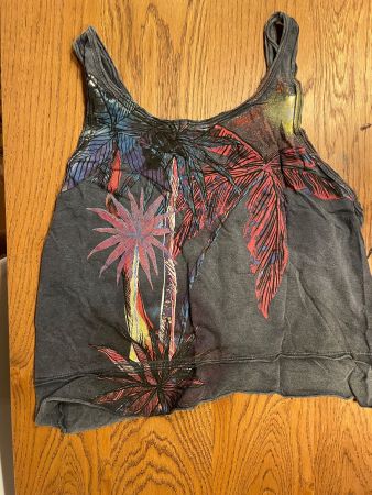 Sommer Tank Top Palmen Print Gr. S