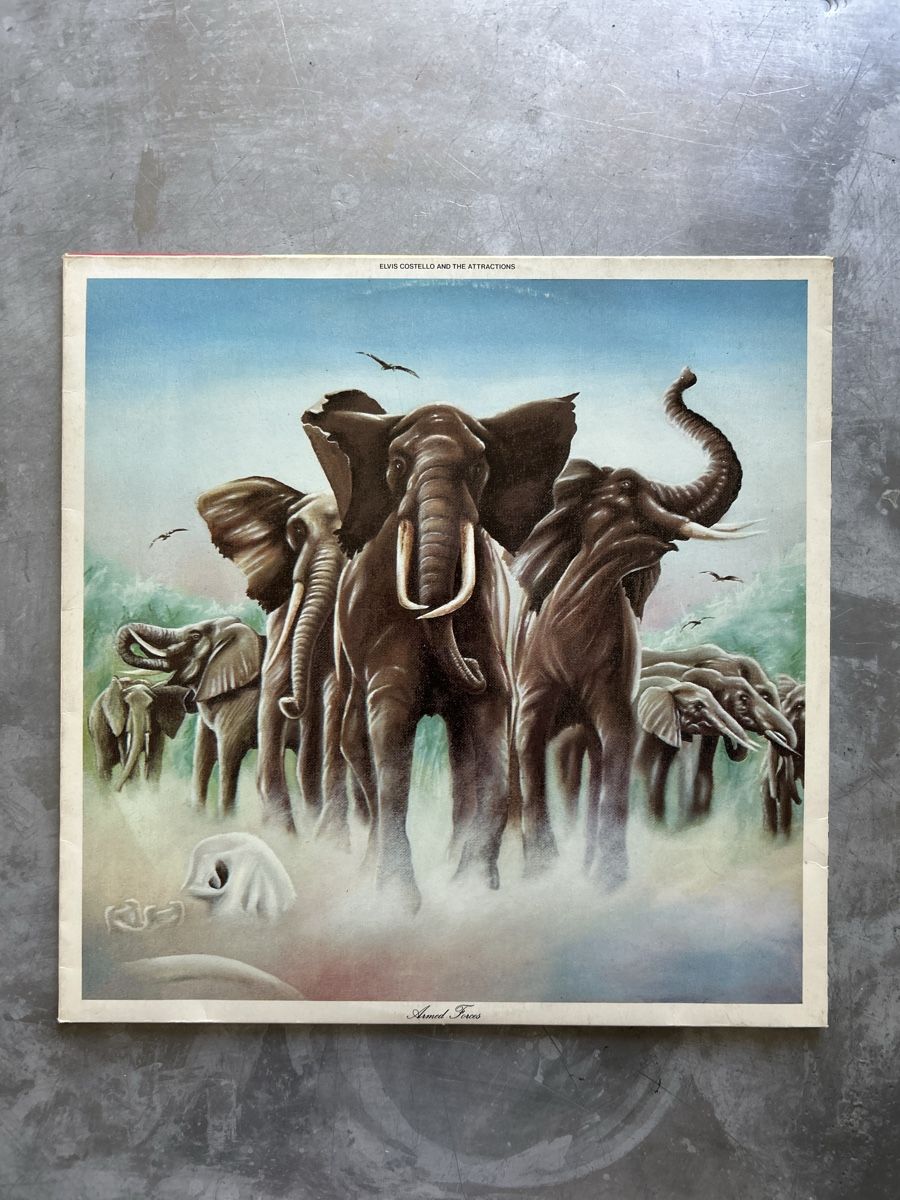 Dischi in vinile: Armed Forces - Elvis Costello & The Attractions LP New Wave – Usato da Winterthur venduto da lenolson 1