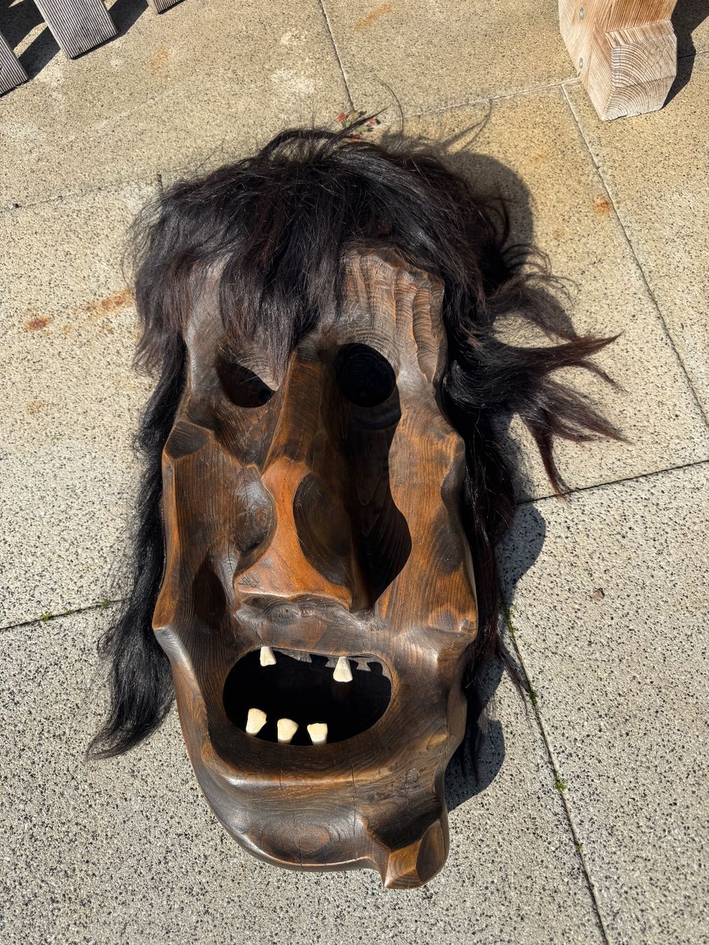 Maschere: Lötschental Maske gross ca 62cm – Usato da Grossaffoltern venduto da sherry73