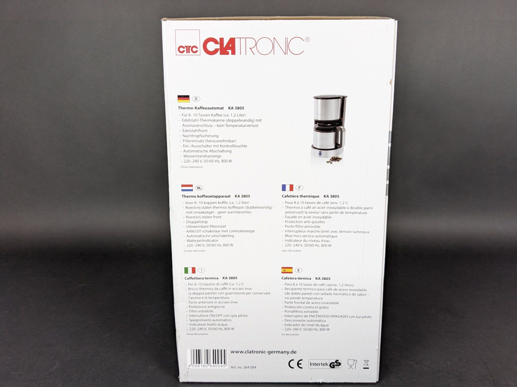 Machines à café & Machines à expresso: CLATRONIC Kaffeemaschine – Neuf (Voir description) à Thun par Restwert_Thun 7