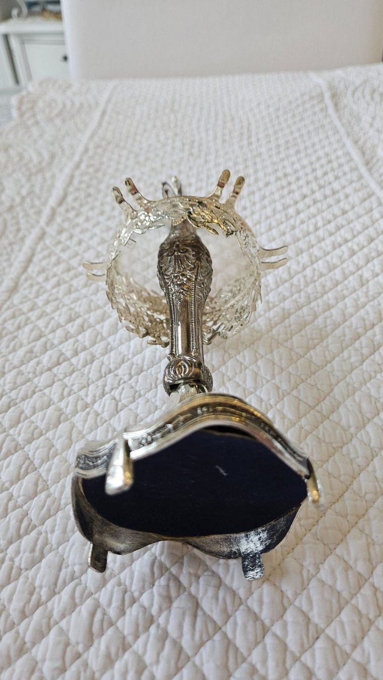 Portagioie: Vintage Spiesschenhalter Silberfarben Schmuckhalter Ständer – Usato da Gossau ZH venduto da Goes05 6
