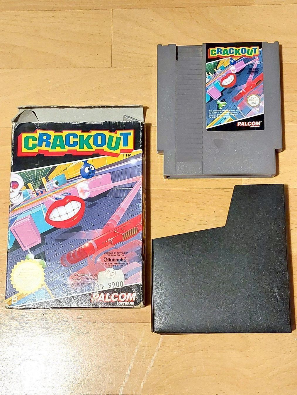 Nintendo Giochi: CRACKOUT (PAL) - NINTENDO NES – Usato da Spiegel b. Bern venduto da Natix 3
