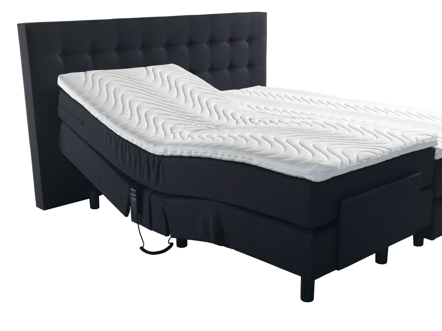 Letti: Boxspringbett GLOAM Elektromotor anthrazit - Gratis Versand – Nuovo e nell'imballaggio originale da Kleinwangen venduto da Maluwa_GmbH 3