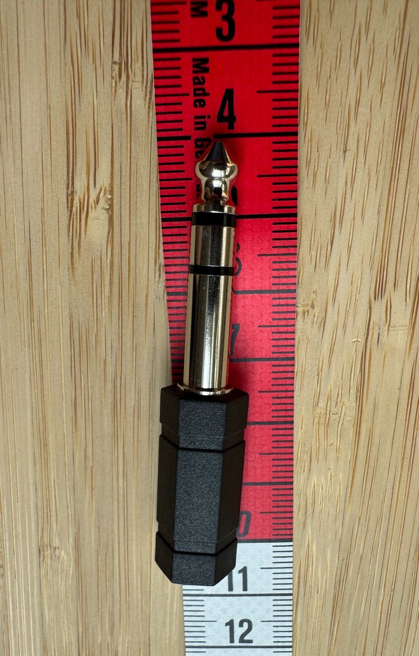Laufwerke & Adapter: Audioadapter Klinkenadapter, 3,5 mm x 6,3 mm – Gebraucht aus Winterthur von YaV 2