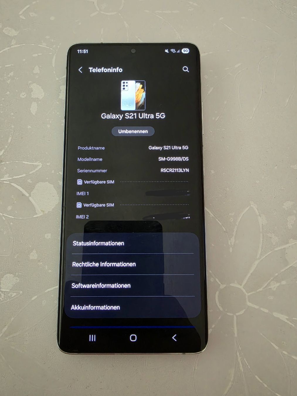 Samsung Telefoni cellulari / Smartphones: Galaxy S21 Ultra 5G – Usato da Chur venduto da B58tech 1