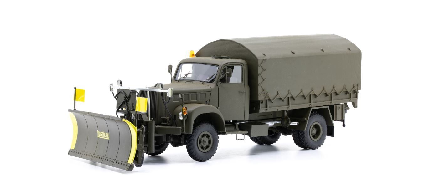 Schweizer Armee Modellbausätze & Standmodelle: Saurer 2DM mit Räumschild 1:43 ACE – Gebraucht aus Rothrist von Juana5