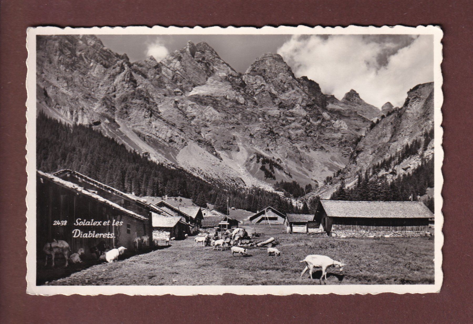 Cartoline postali: SOLALEX - Chevres - Diablerets – Usato da Pully venduto da nicecards