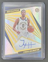 NBA Tyrese Haliburton 2021 Panini Revolution Autograph Pacer