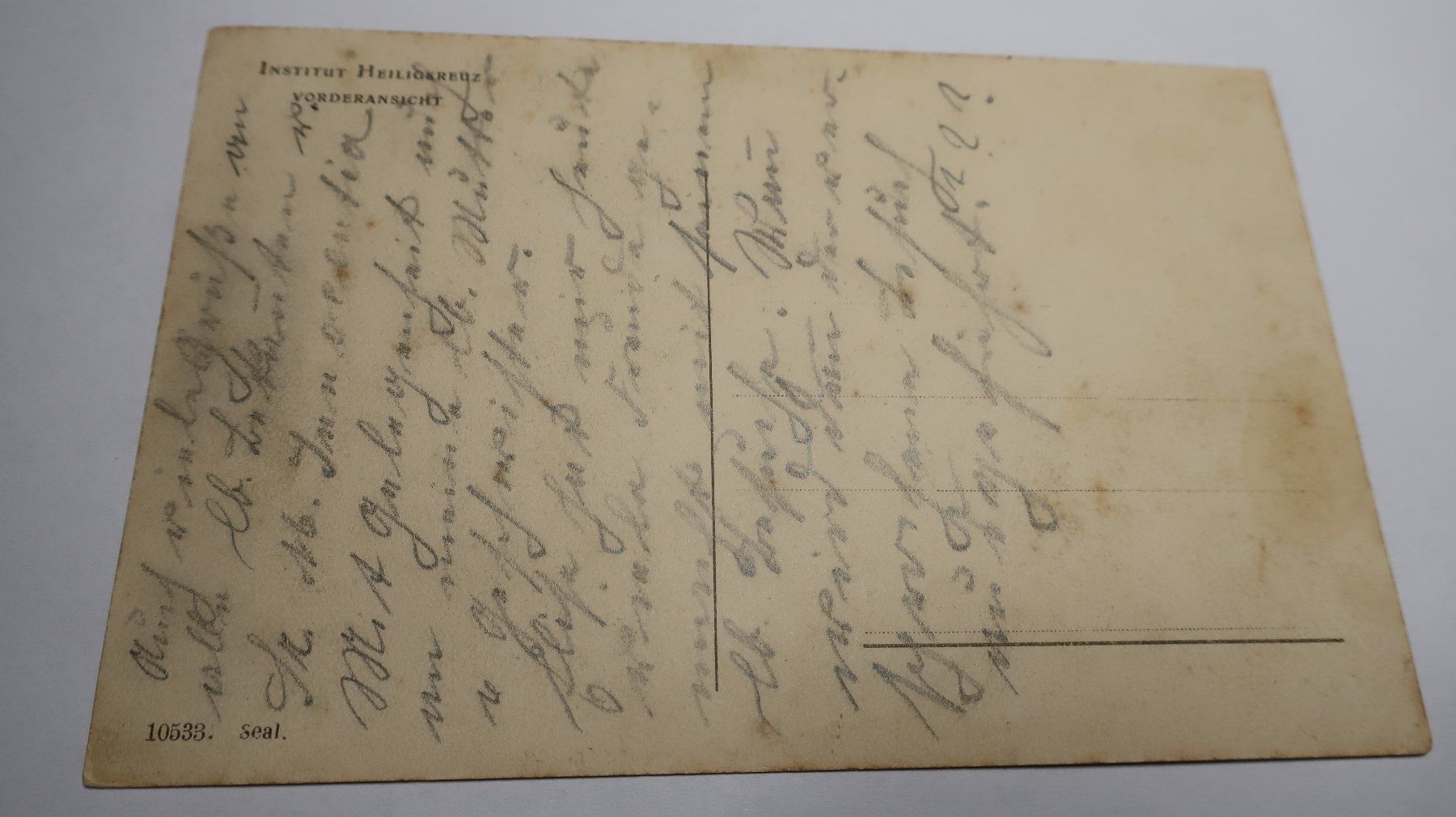 Cartes postales: Institut Heiligkreuz  Vorderansicht – D'occasion à Cormoret par Pascalll2001 4