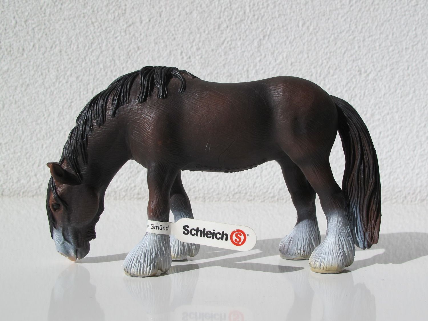 Schleich Statuette: Schleich 13605 Shire Stute, grasend – Usato da Vilters venduto da hedi00
