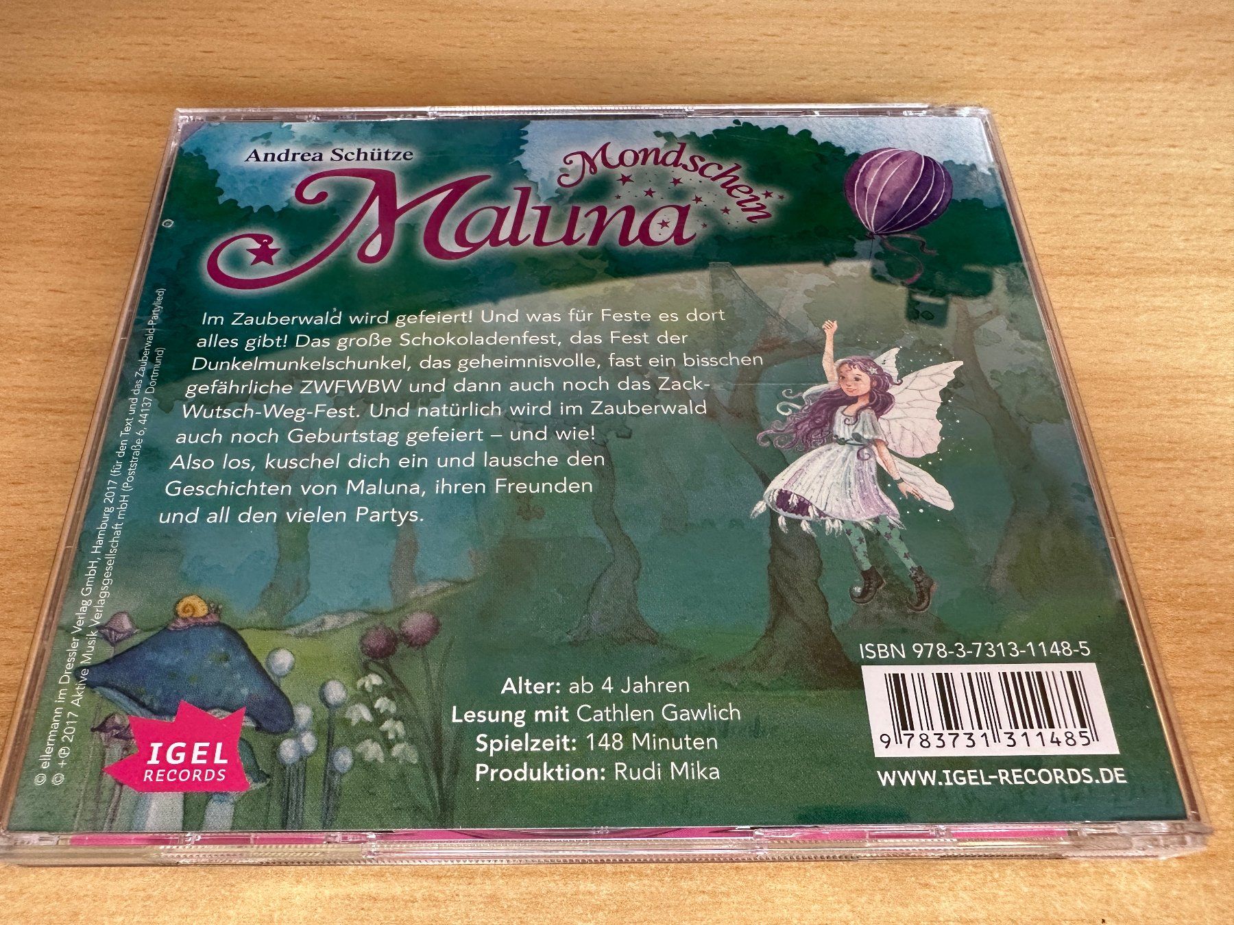 Audiolibri: B2 Maluna Mondschein - Der Zauberwald feiert! - 2 CD – Usato da Rikon im Tösstal venduto da Alpenmutz 1
